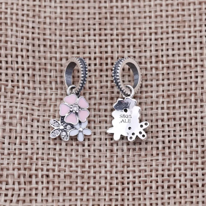 (imagem para) Pingente PANDORA Poesia das Flores - 791824ENMX - Visualizar 3