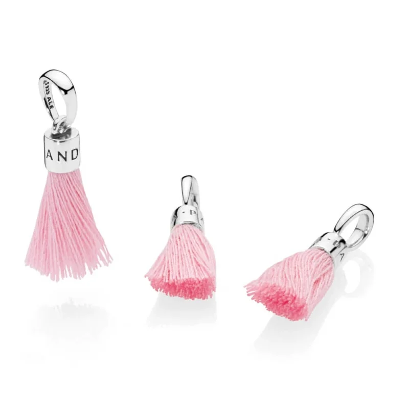 (imagem para) Pingente PANDORA Tassel Rosa - 797212CBP - Visualizar 2