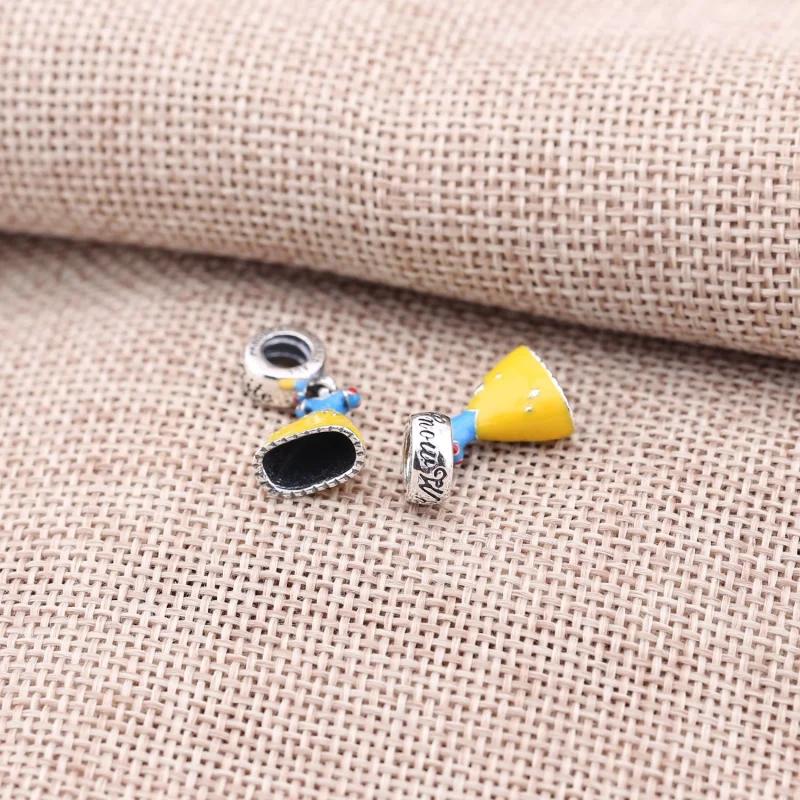 (imagem para) Pingente PANDORA Vestido Branca de Neve - 791579ENMX - Visualizar 3