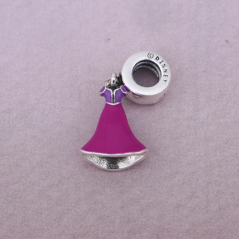 (imagem para) Pingente PANDORA Vestido Rapunzel - 791819ENMX - Visualizar 2