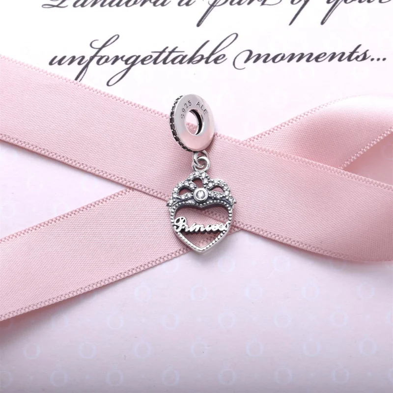 (imagem para) Pingente PANDORA Coração de Princesa - 791962CZ - Visualizar 2