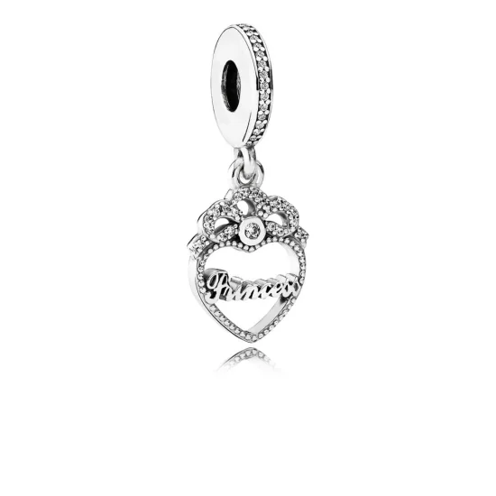 (imagem para) Pingente PANDORA Coração de Princesa - 791962CZ
