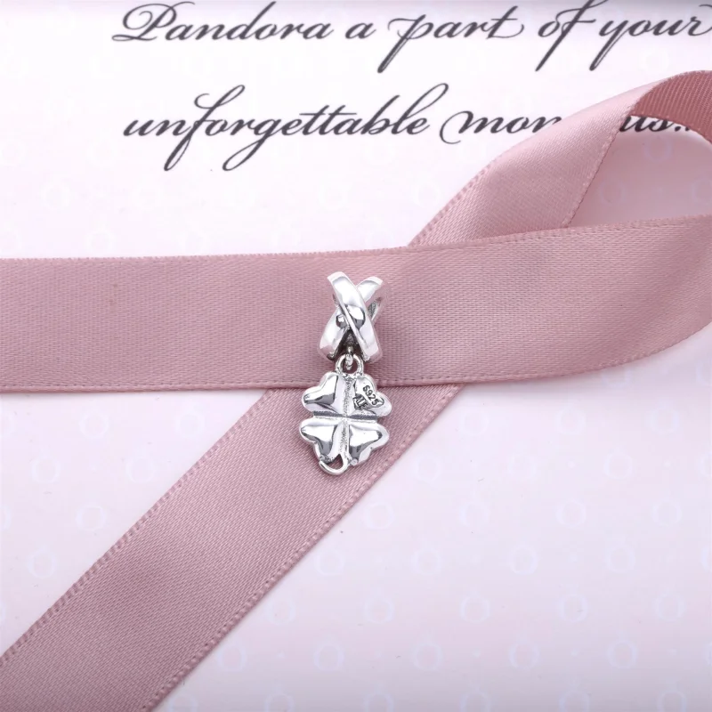 (imagem para) Charm PANDORA de Prata Esmaltado Trevo de 4 Folhas - 790572EN25 - Visualizar 3