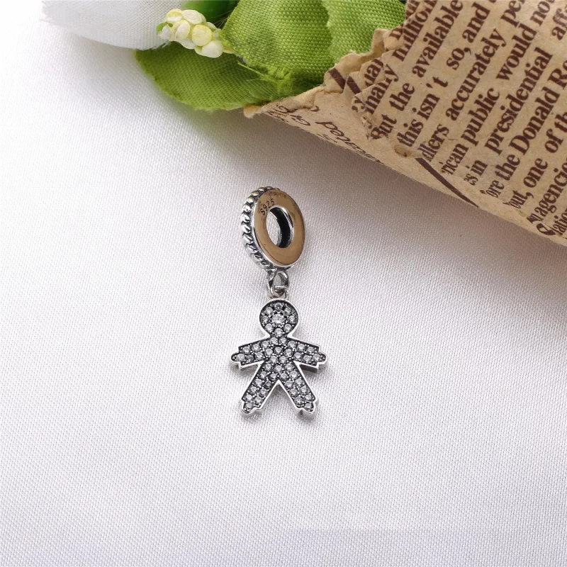 (imagem para) Pingente Pandora de prata Garoto - Visualizar 2