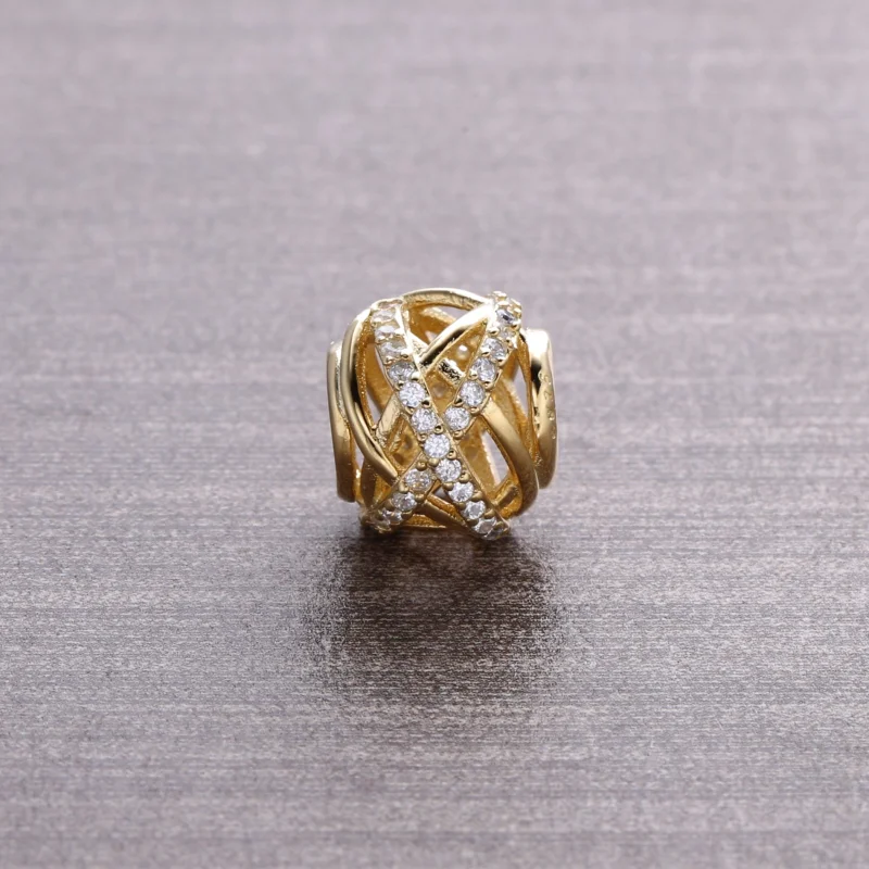 (imagem para) Charm berloques PANDORA de Ouro Brilho da Galaxia - Visualizar 3