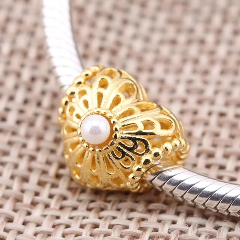 (imagem para) Charm berloques PANDORA de Ouro Amor da Minha Vida - Visualizar 2