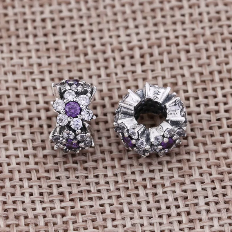 (imagem para) Separador PANDORA Forget-me-Not - Flor da Recordação - 791834ACZ - Visualizar 2