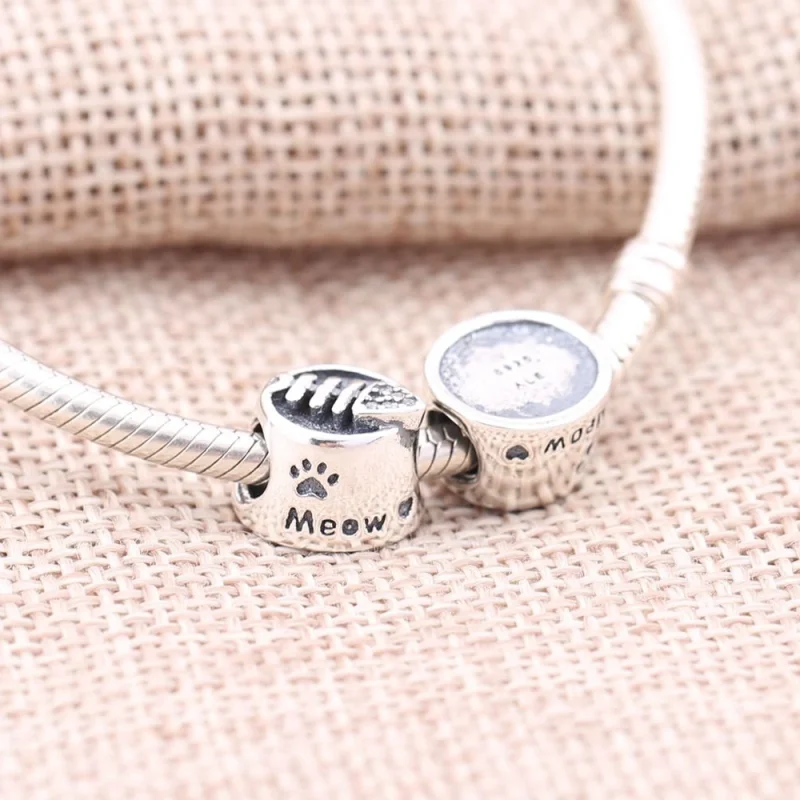 (imagem para) Charm berloques PANDORA Tigela Miau - Visualizar 2