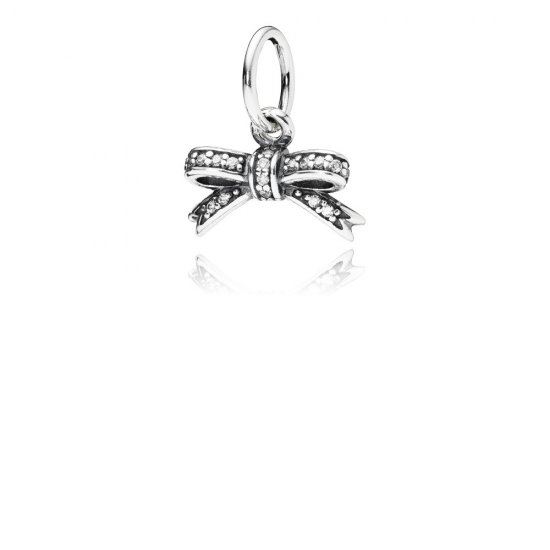 Charm Pendente PANDORA De Prata Laço  Clique na imagem para fechar