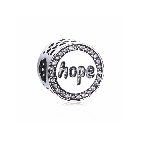 Charm berloques Pandora de prata Esperança  Clique na imagem para fechar