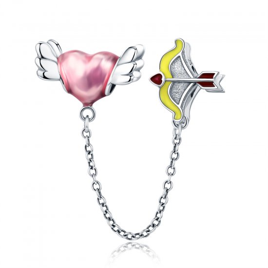 Corrente de Segurança Desejos de amor estilo Pandora - SCC628  Clique na imagem para fechar