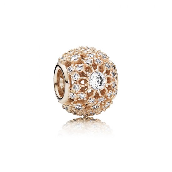 Charm berloques PANDORA Rosê Sol Radiante - 781370CZ  Clique na imagem para fechar