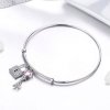 Bracelete estilo Pandora Rígido Love Lock - SCB127