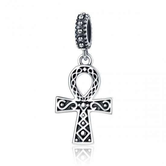 Charm Pendente A cruz do poder da fé retro estilo Pandora - SCC185  Clique na imagem para fechar