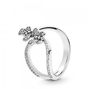 Anel Borboletas bedazzling Pandora - 197920CZ Anel Borboletas bedazzling Pandora - 197920CZ