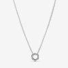 Colar Hexágono de favo de mel brilhante Pandora - 398787C01 Colar Hexágono de favo de mel brilhante Pandora - 398787C01