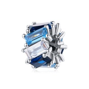 Separador Quadrado Azul estilo Pandora - SCC1806 Separador Quadrado Azul estilo Pandora - SCC1806