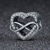 Charm Formato de coração estilo Pandora - SCC432