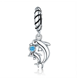 Charm Pendente Golfinho estilo Pandora - SCC264 Charm Pendente Golfinho estilo Pandora - SCC264
