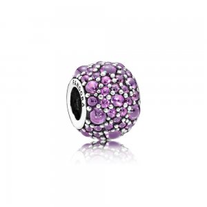 Charm PANDORA Gotas de Orvalho Roxa - 791755CFP