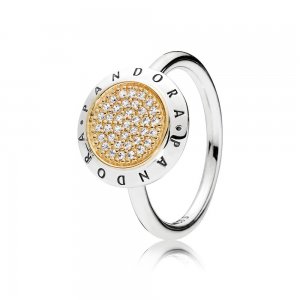 Anel PANDORA Signature com Ouro - 196231CZ Anel PANDORA Signature com Ouro - 196231CZ