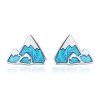 Brincos Petit Iceberg Único estilo Pandora - SCE475