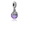 Charm PANDORA de Prata Pendente Pequena Borboleta Lavanda - 791258ACZ Charm PANDORA de Prata Pendente Pequena Borboleta Lavanda - 791258ACZ