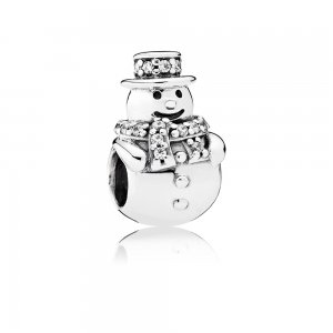 Charm PANDORA Boneco de Neve Brilhante - 792001CZ Charm PANDORA Boneco de Neve Brilhante - 792001CZ