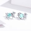 Brincos Petit Interestelar estilo Pandora - SCE701