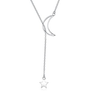 Colar Estrela e fada da lua estilo Pandora - SCN108 Colar Estrela e fada da lua estilo Pandora - SCN108