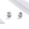 Brincos Petit Lotus Bud estilo Pandora - SCE989