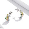 Brincos Petit Penas de Estilo estilo Pandora - SCE1128