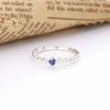 Anel Sea Blue Beaded Pandora - 198867C12