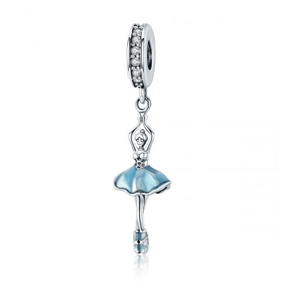 Charm Pendente Bailarina estilo Pandora - SCC514  Clique na imagem para fechar