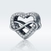 Charm Formato de coração estilo Pandora - SCC432