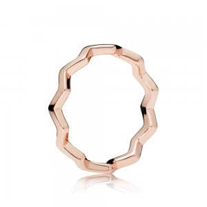 Anel PANDORA Rose™ Zig Zag - 187752 Anel PANDORA Rose™ Zig Zag - 187752