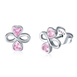 Brincos Petit Amor sem fim estilo Pandora - SCE455 Brincos Petit Amor sem fim estilo Pandora - SCE455