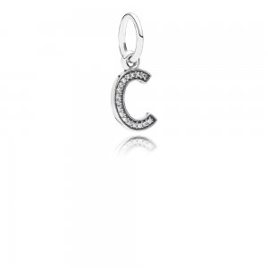 Pingente PANDORA de Prata Brilhante Letra C - 791315CZ Pingente PANDORA de Prata Brilhante Letra C - 791315CZ