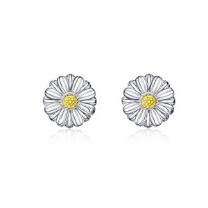 Brincos Petit Margarida Deslumbrante estilo Pandora - SCE774