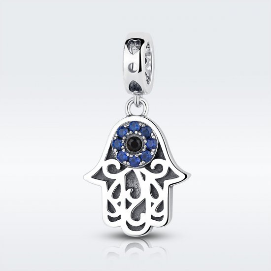 Charm Pendente Mão Hamsa estilo Pandora - SCC085  Clique na imagem para fechar
