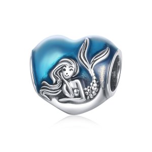 Charm Sonho de pequena sereia estilo Pandora - SCC1801 Charm Sonho de pequena sereia estilo Pandora - SCC1801
