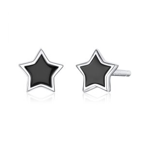Brincos Petit Estrelas estilo Pandora - BSE275 Brincos Petit Estrelas estilo Pandora - BSE275