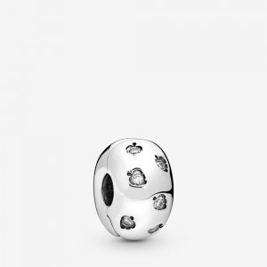 Clipe Folhas cintilantes Pandora - 798345CZ Clipe Folhas cintilantes Pandora - 798345CZ
