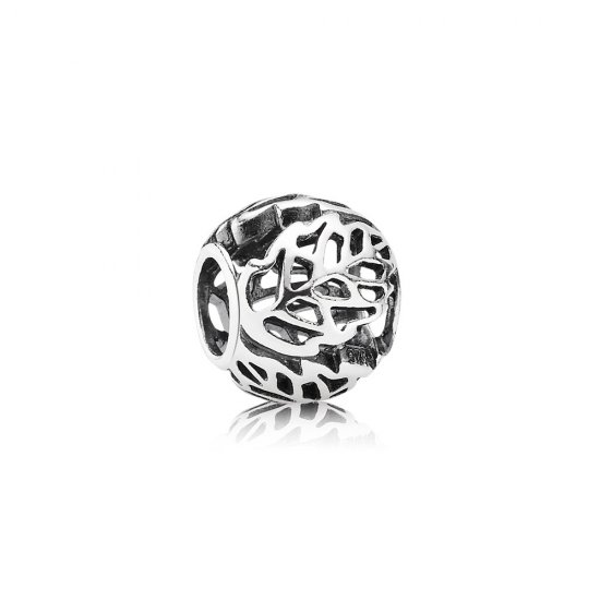 Charm PANDORA de Prata Vazado Folhas - 791190  Clique na imagem para fechar