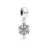 Pingente Pandora de prata Disney, Floco de neve cintilante de Mickey