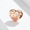 Charm Para todo o sempre estilo Pandora Rosa - SCC1223
