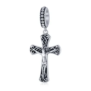 (imagem para) Charm Pendente A cruz de jesus estilo Pandora - SCC1407