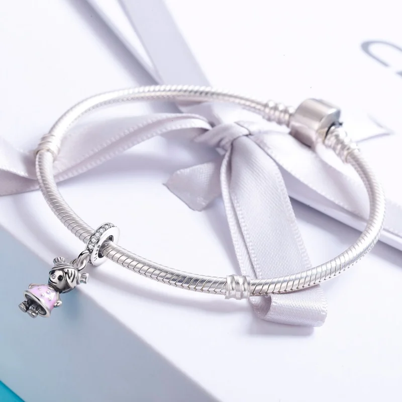 (imagem para) Charm Pendente A vida perfeita é doce estilo Pandora - SCC543 - Visualizar 4