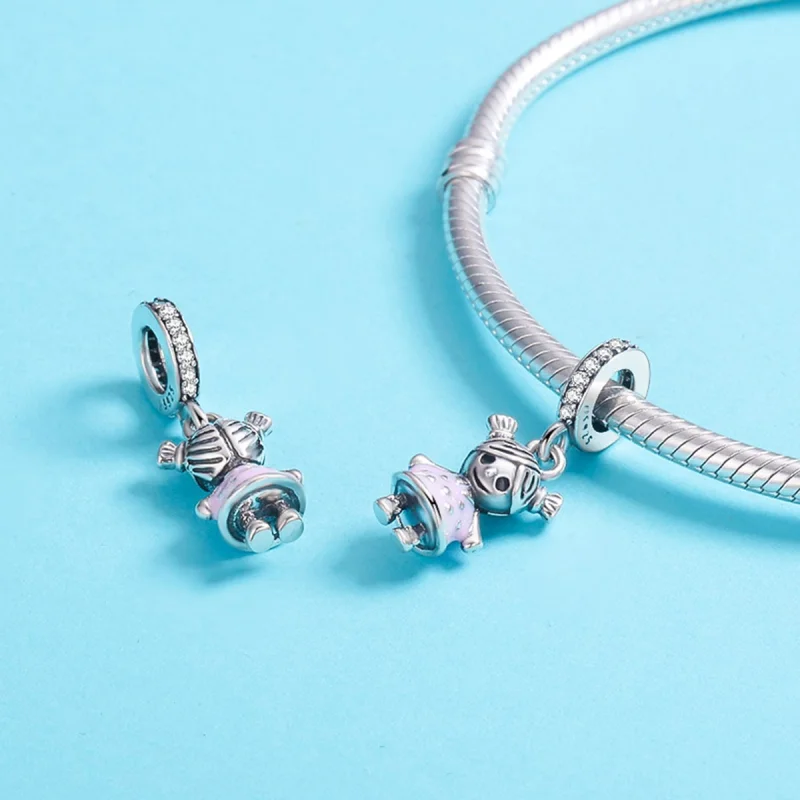 (imagem para) Charm Pendente A vida perfeita é doce estilo Pandora - SCC543 - Visualizar 5