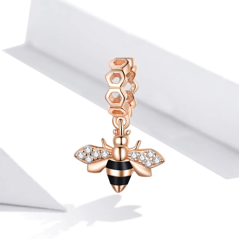 (imagem para) Charm Pendente Abelhinha estilo Pandora Rose - BSC370 - Visualizar 2